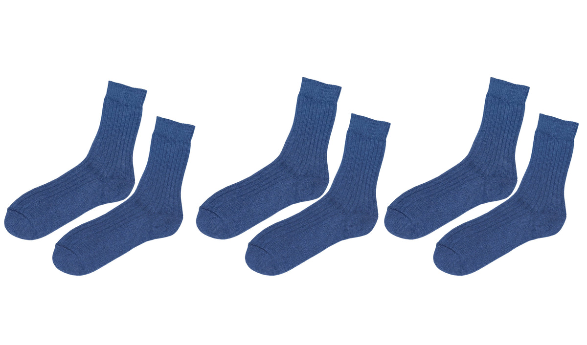 Men’s 100% Organic Cotton Boot Socks (3-Pack)