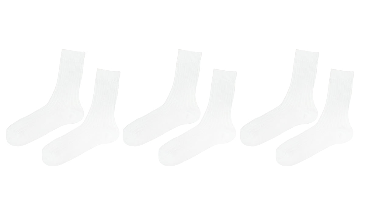 Men’s 100% Organic Cotton Boot Socks (3-Pack)