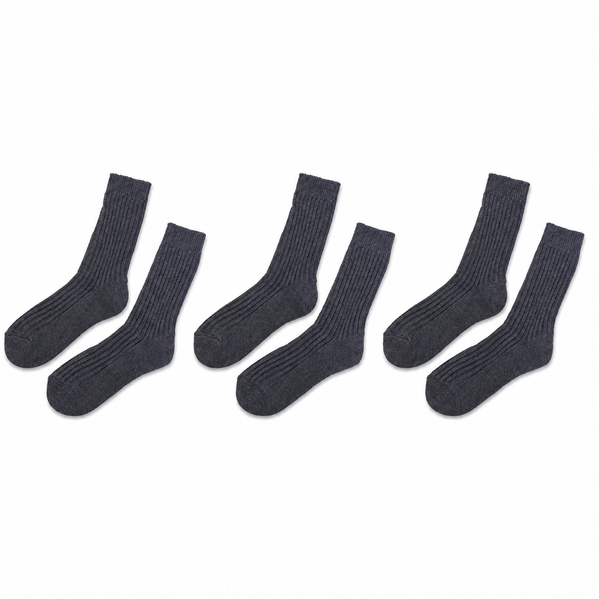 Men’s 100% Organic Cotton Boot Socks (3-Pack)