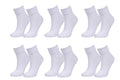 Women’s 98% Organic Cotton Crew Socks (6-Pack)