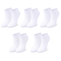 Kids’ 98% Organic Cotton Ankle Socks 5-Pack (Ages 1–12)